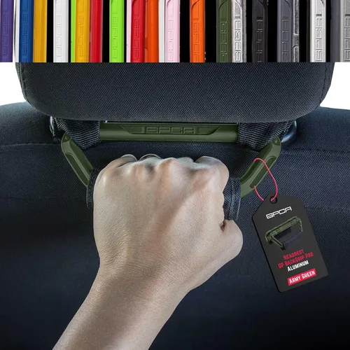 GPCA GP BackGrip Pro - Asa para reposacabezas de automóviles, Jeeps, camiones y más, asas de agarre para asiento trasero y empuñaduras, accesorios