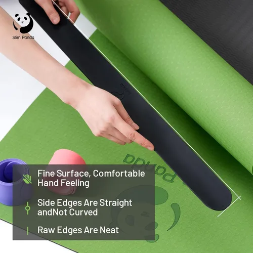 Vista 6 de Slim Panda Yoga Mat Strap Slap Band, One Snap Keeps Mats Tightly Rolled, Heavy-Duty Clasp Fits Most Size Mats(24" L X 2" W)
