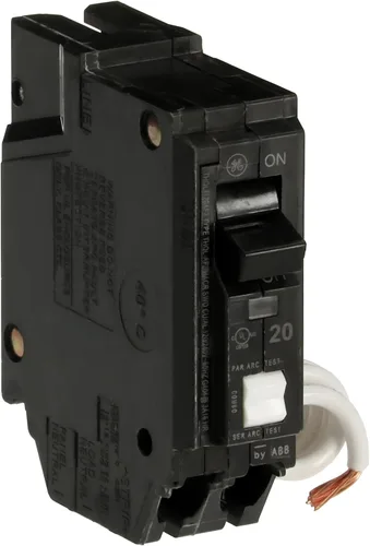 Vista 3 de ABB Q-Line THQL1120AFP2 20A Disyuntor combinado de falla de arco de un solo polo • Disyuntor AFCI de 20 amperios de un solo polo de 120 VCA •