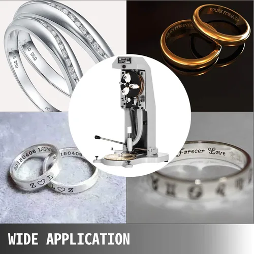 Vista 7 de VEVOR - Gravador de Anillo Interior de Doble Cara con Dial de Estampación de Bloque de Letras de 1.5mm-2.0mm para Grabado Interno de Anillos