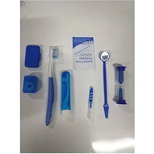 Vista 2 de Laboratorio Dental Ortodoncia Higiene Oral Dientes Cuidado de los Dientes Alineador Espejo Flosser Cepillo de Dientes Kit de Cepillo Interdental