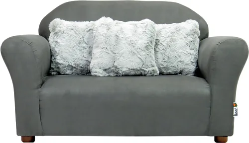 Vista 10 de Keet - Sofá infantil de peluche con almohadas decorativas