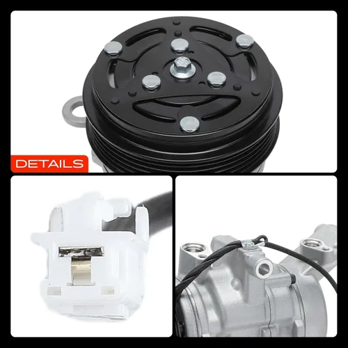 Vista 9 de A-Premium Compresor de aire acondicionado CA con embrague compatible con Mazda 3 2004-2009, 3 Sport 2009, 5 2006-2010, 2.0L 2.3L