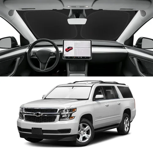 Vista 41 de Parasol plegable para parabrisas visor solar para ventana frontal accesorios de automóvil