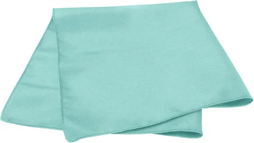 Vista 2 de Ultimate Textile -1 docena- Servilletas de tela de poliéster de 20 x 20 pulgadas, color azul aguamarina