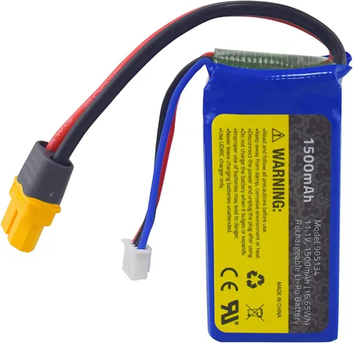 Vista 7 de Fytoo Batería de litio para Udirc UDI010, motor sin escobillas, de alta velocidad, control remoto, accesorios para barcos, interfaz XT60, control