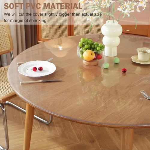 Vista 2 de LovePads- Cubierta transparente para mesa, cojín de escritorio, protector de mesa. Frosted