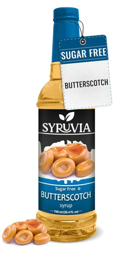 Vista 28 de Jarabe de café sin azúcar Syruvia, jarabe con sabor a caramelo para bebidas, lattes y postres – 25.4 fl oz
