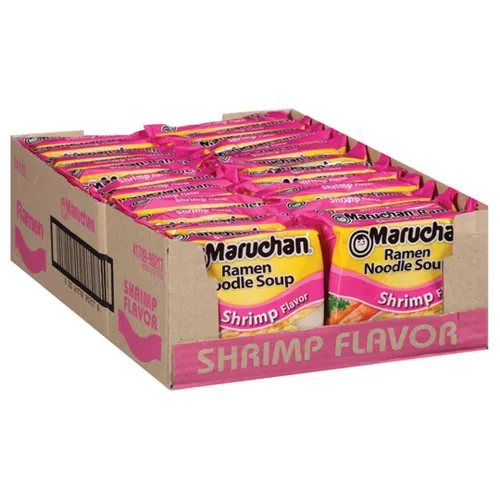 Vista 15 de Maruchan Ramen con sabor a limón, chile y camarón, 3.0 oz, paquete de 24