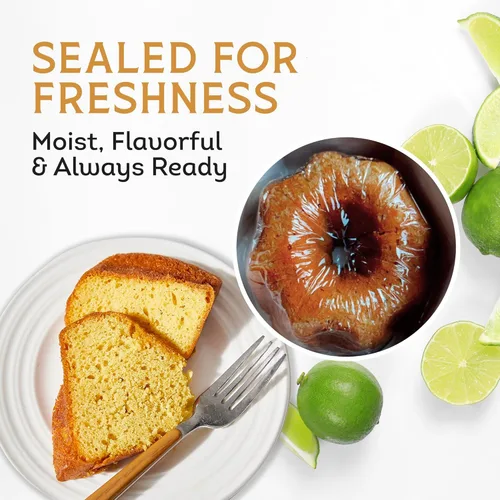 Vista 4 de TORTUGA Caribbean Key - Pastel de ron de lima – Tortas de ron de lima de 32 onzas – El regalo gourmet perfecto para rellenos de calcetines, cestas