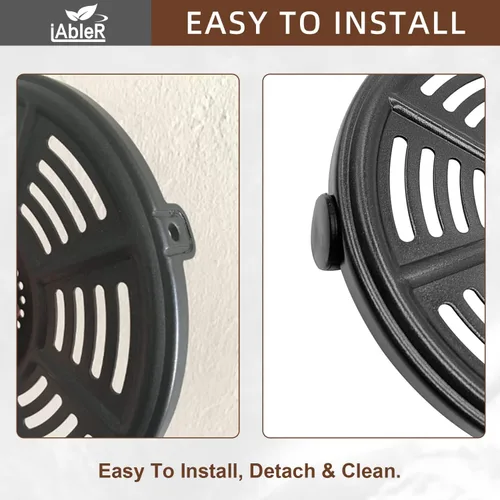 Vista 4 de iAbler Patas de goma para freidora de aire Ninja, parachoques de goma de repuesto para freidora de aire, pies de silicona para freidora de aire
