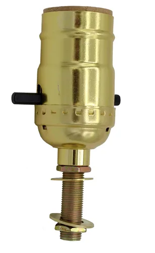 Vista 6 de Creative Hobbies ELYPACK – Paquete surtido de accesorios de reparación de lámparas de 28 piezas, niples de tubería, arandelas, tuercas de bloqueo