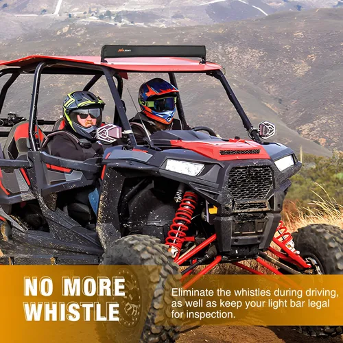 Vista 8 de Nilight Cubierta de barra de luz LED de 22 pulgadas, funda protectora de nailon negro, ajuste universal, barra recta y curva, impermeable, a prueba