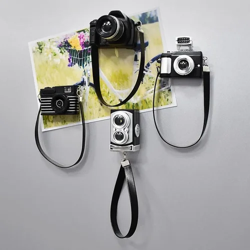 3D Retro Camera Fridge Magnet, Creative Refrigerator Magnets, Fridge Decor for Home & Office Accessories, Style 2