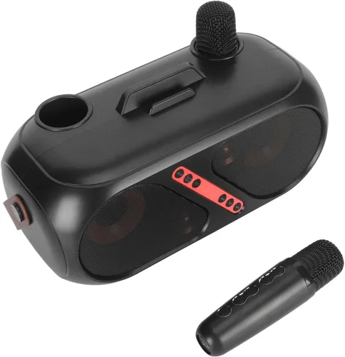 Vista 2 de Altavoz portátil del karaoke, cómodo asa de transporte ABS fácil de usar 5.0 máquina del karaoke para el hogar