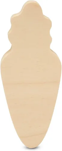 Vista 11 de Recortes de madera de conejo grueso de 4 pulgadas, paquete de 2 recortes de conejo de madera sin terminar para manualidades, decoración de bandeja