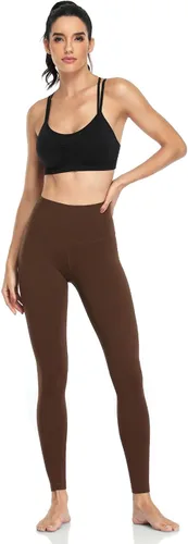 Vista 2 de HeyNuts Leggings extra largos EssentialWork Out para mujer, cintura alta, control de abdomen, pantalones de yoga de 31 pulgadas