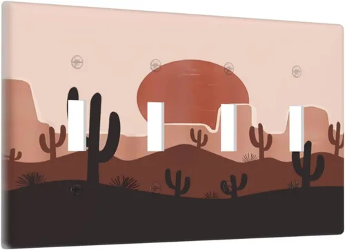 Vista 49 de Placa de pared de 1 cuadrilla, diseño de playa, océano, amanecer, mar, atardecer, cubierta de interruptor de luz en blanco, decorativo, sin