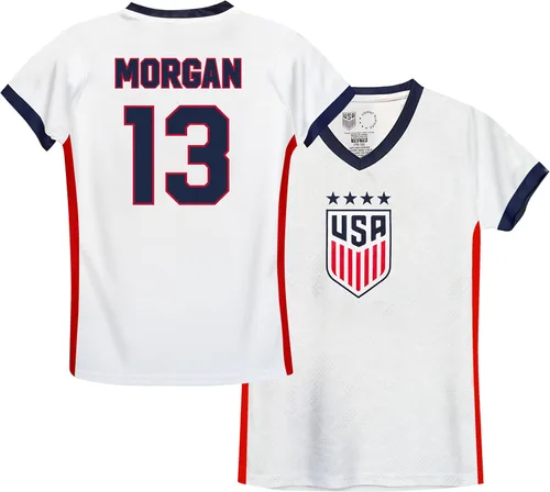 Icon Sports Officially Licensed US Women's National Soccer Team Game Day Shirt - Girls