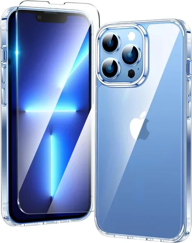 Vista 128 de FNTCASE para iPhone Air Case Clear: Fundas magnéticas para teléfono con protector de pantalla a prueba de caídas, compatibles con Magsafe, delgadas