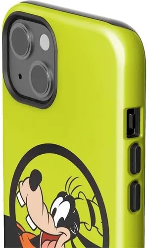 Vista 3 de Skinit Impact - Funda para teléfono compatible con iPhone 14 Plus, diseño oficial de Disney Friends Donald Duck Thinking Negro-DX5