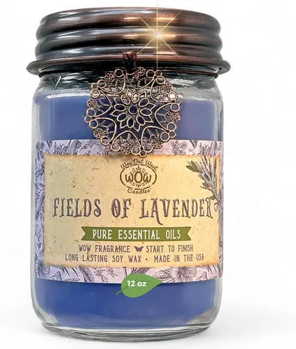 Vista 6 de Velas perfumadas para el hogar de Way Out West Candles - Fragancia duradera para el hogar o aceites esenciales - Pequeños regalos de velas