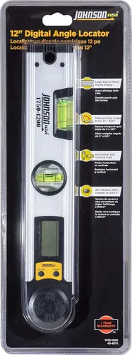 Vista 3 de Johnson Level & Tool 1750-1200 - Localizador digital de ángulo, 12 pulgadas, plateado, 1 localizador