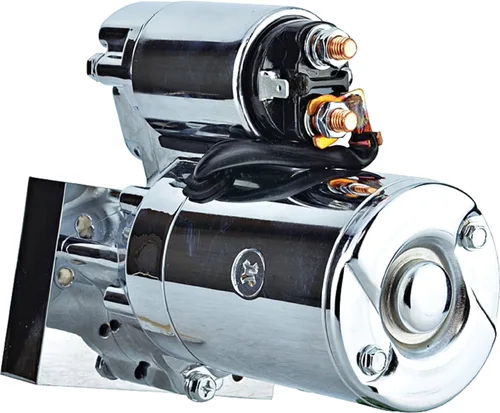 Vista 5 de DB Electrical SHI0015-C - Arrancador cromado compatible con/reemplazo para Chevy 305 350 454 Chrome Mini Super Torque Series St100