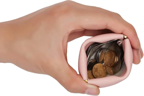 Vista 4 de Travelambo Monedero de piel a presión para hombre y mujer