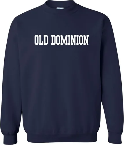Vista 33 de UGP Campus Apparel NCAA Bloque Básico, Cuello Redondo Color del Equipo, Colegio, Universidad Cremalleras Akron Navy