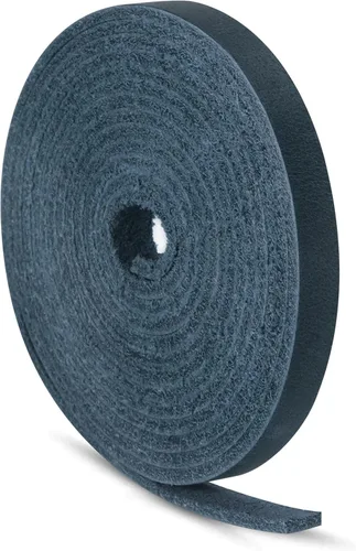 Vista 30 de Ringsun Tiras planas de cuero de 1/4 pulgada de ancho para manualidades, correas de cuero de grano completo para cordón de artesanías, estampado