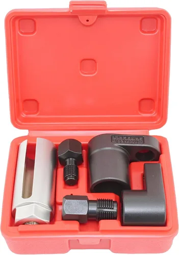 Vista 7 de A ABIGAIL 5 piezas automotriz O2 sensor de oxígeno llave de enchufe herramienta de extracción y juego de cazador de roscas 3/8" 1/2" unidad x 7/8