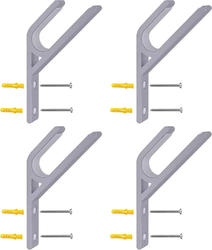 Vista 5 de YYST Soporte de pared para monopatín con ángulos de 45°, soporte de pared para adaptarse a tablas largas, monopatín, etc. Almohadilla de silicona