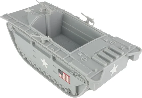 Vista 2 de BMC WW2 USMC Amtrac LVT - Vehículo anfibio 1:32 para hombres plásticos del ejército