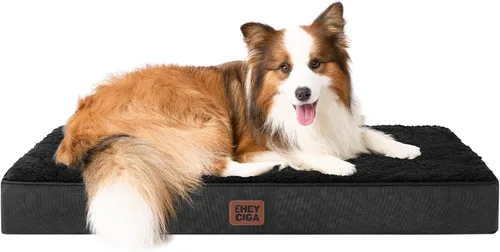 Vista 77 de EHEYCIGA Camas ortopédicas para perros, cama para perros con funda extraíble lavable, todos los tamaños de perros