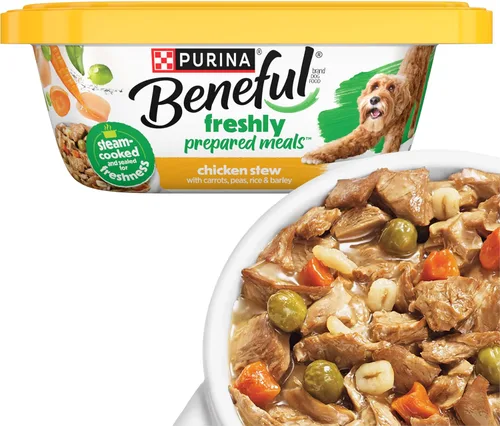 Vista 14 de Comidas preparadas Purina Beneful, comida para perro, paquete surtido, 10 onzas Tubo, paquete de 8