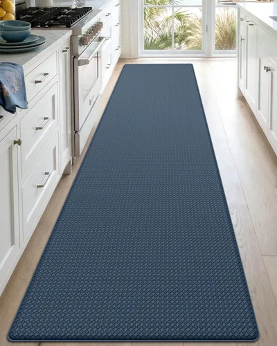 Vista 42 de DEXI Alfombrillas de Cocina Acolchadas Anti Fatiga, 17x59, Alfombra de Pasillo para Estar de Pie Impermeable, Espuma Viscoelástica Cómoda Acolchada