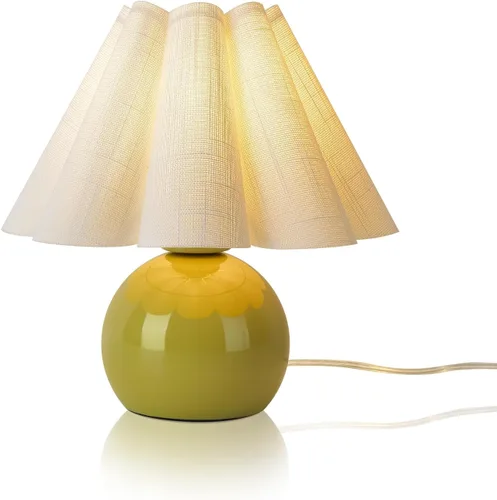 Vista 14 de Lámpara de mesa pequeña con control táctil azul claro para dormitorio, lámparas de noche azules para mesita de noche, lindas mini lámparas de mesa