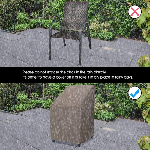 Vista 8 de Tangkula Juego de 6 sillas apilables de mimbre de polietileno para exteriores, sillas de comedor para patio con marco de acero resistente, sillas