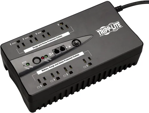 Vista 10 de Tripp Lite Tamaño compacto 350VA a 800VA de escritorio en espera de respaldo de batería de la serie BC