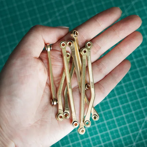 Vista 7 de INJORA 180 PRO cepillado 48T motor y eslabones de latón para TRX4M 1/18 RC Crawler Car Upgrade