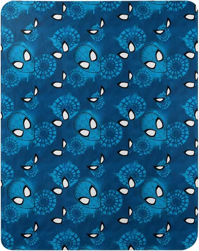 Vista 2 de Disney Marvel Spider Man Jump Swing Spidey Character - Juego de almohada y manta de forro polar, 40 x 50 pulgadas