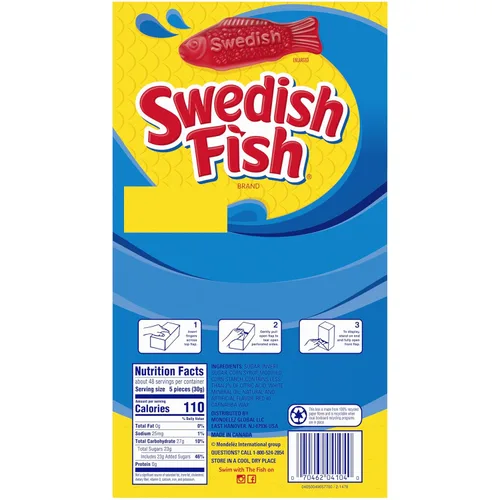 Vista 16 de Golosina Swedish Fish, paquetes individuales, 0.21 onzas