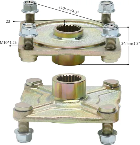 Vista 2 de 4 bujes de rueda de eje trasero 23T 4.331 in para ATV Quad Buggy Go Kart 110cc 125cc 150cc 200cc