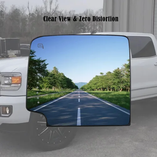 Vista 7 de Espejo de remolque con calefacción lateral izquierdo para Chevy Silverado GMC Sierra 1500 2500 3500 2014-2017 superior con soporte trasero que