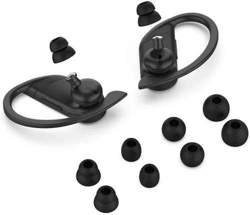 Vista 6 de 8pcs Eartips Auriculares Eargels Reemplazo para Beats Powerbeats Pro Auriculares inalámbricos (negro)