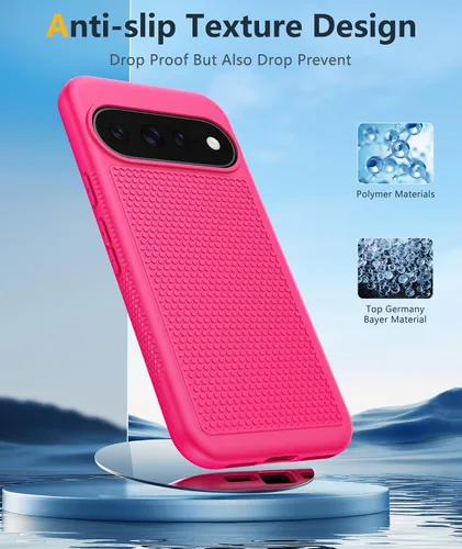 Vista 370 de FNTCASE Funda para Moto G 5G 2023/G Power 5G 2023: doble capa Negro