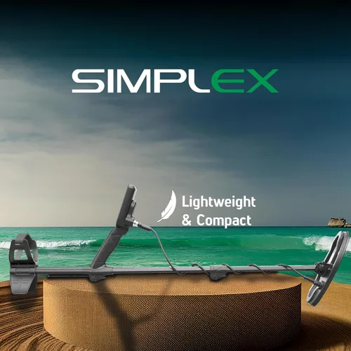 Vista 8 de Nokta Simplex Lite - Detector de metales con bobina de búsqueda DD impermeable de 9.5 pulgadas, vibración para detectar bajo el agua, playa y todos