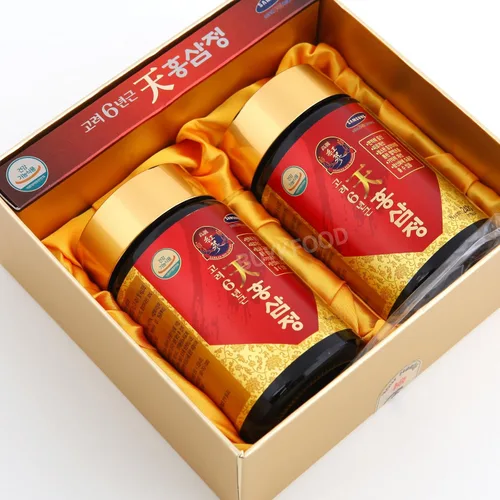Vista 5 de Extracto de oro de ginseng rojo de raíz coreana de 6 años, 240 g (8.5 oz) X 2ea, saponina, panaxs