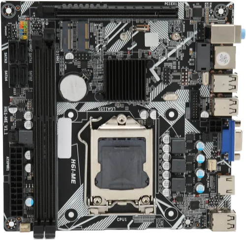 Vista 5 de Placa base para juegos, LGA 1155 placa base para juegos, enchufe ITX LGA 1155, DDR3, PCIe 16X, USB 2.0, M.2, NVME M.2, HDMI, VGA, placa base